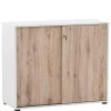 Wohnen 100x84x41 Office Schrank mit Schiebetüren - Laganzo