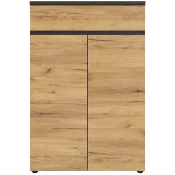 Wohnen 80x120x40 Office Vertiko in Wildeiche Optik - Contrage