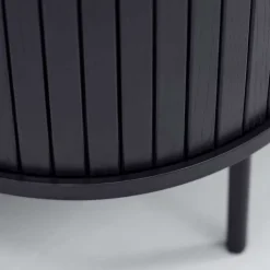 Wohnen 120x45x60 Ovaler Couchtisch im Skandi Design - Venutura