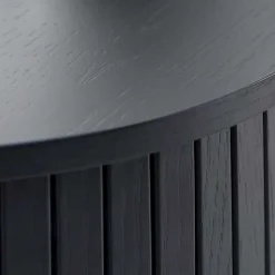 Wohnen 120x45x60 Ovaler Couchtisch im Skandi Design - Venutura