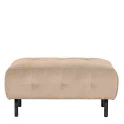 90x45x90 Polsterhocker in Cremefarben - Leoniara^Wohnen Discount