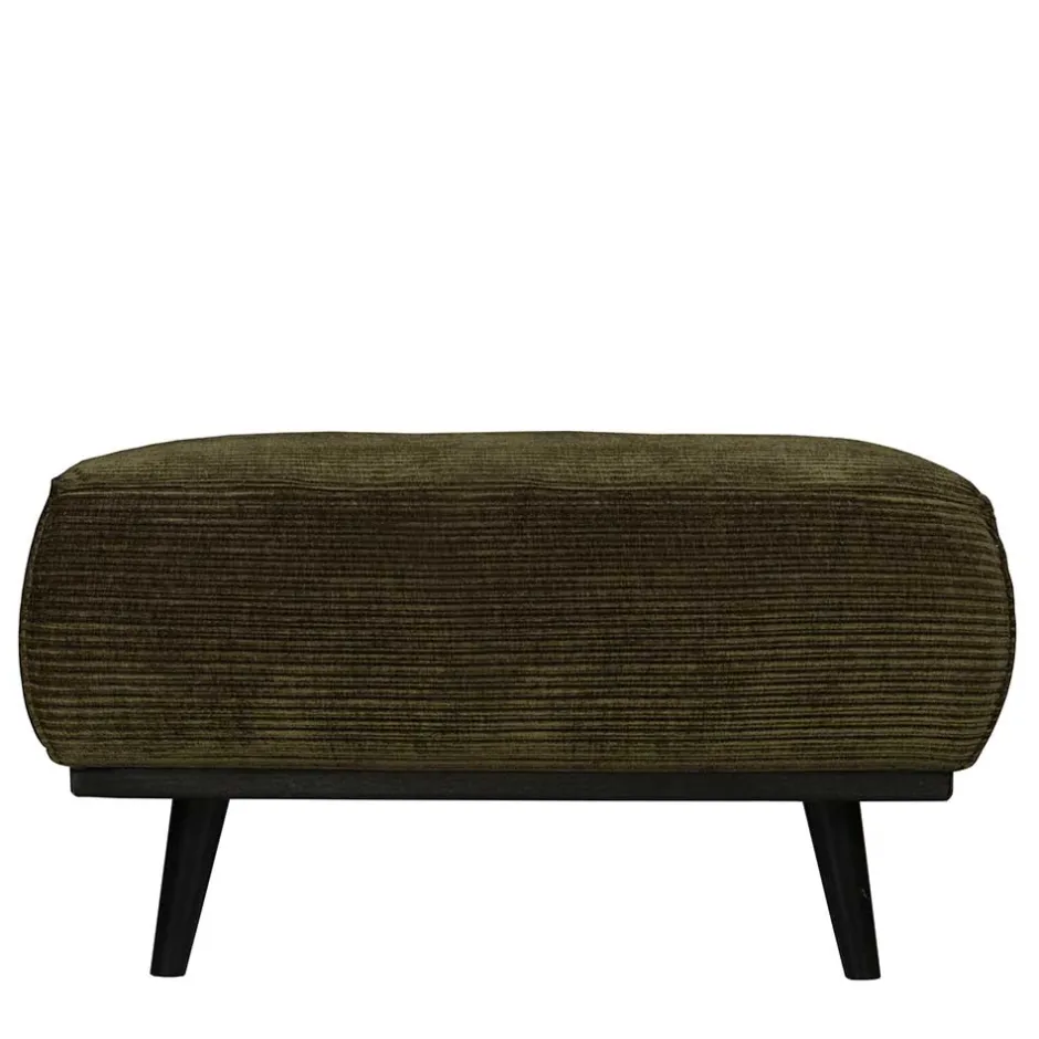 Wohnen 80x40x55 Polsterhocker in Dunkelgrün - Pleano