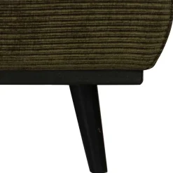 Wohnen 80x40x55 Polsterhocker in Dunkelgrün - Pleano