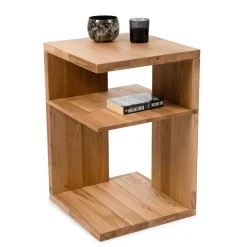Wohnen 40x60x40 Regal Beistelltisch aus Massivholz - Cariba