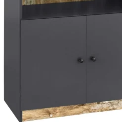 80x182x40 Regal in Holz verwittert - Guerrero^Wohnen Outlet