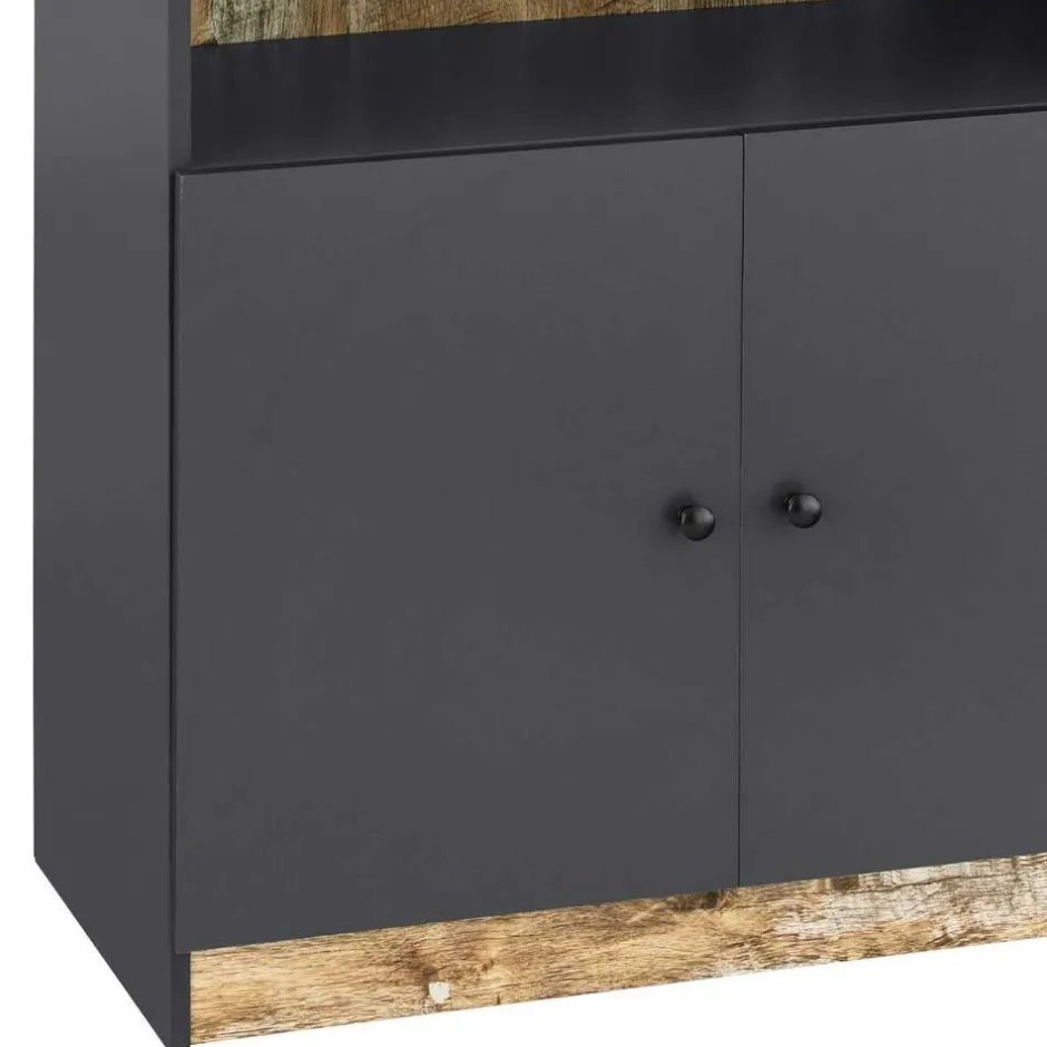 80x182x40 Regal in Holz verwittert - Guerrero^Wohnen Outlet