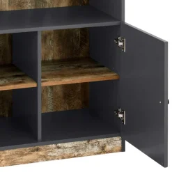 80x182x40 Regal in Holz verwittert - Guerrero^Wohnen Outlet