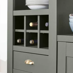 68x207x45 Regal mit Schublade & 11 Fächern - Eylan^Wohnen Sale