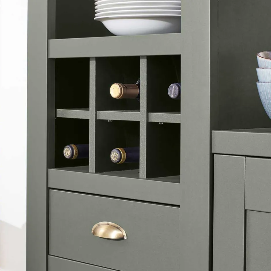 68x207x45 Regal mit Schublade & 11 Fächern - Eylan^Wohnen Sale