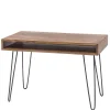 110x76x60 Retrodesign Schreibtisch aus Sheesham Holz - Seriacus^Wohnen Hot