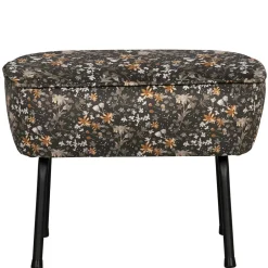 55x40x46 Retrohocker mit Samt Blumen Muster - Esdrega^Wohnen Sale