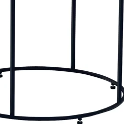 Wohnen 40x47x40 Runder Couchtisch mit Bügelgestell - Kontrada