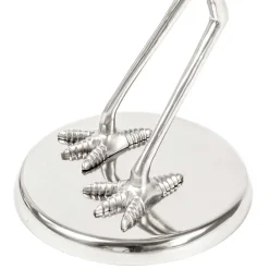 40x58x40 runder Glas Tisch mit Vogel Säulenfuß - Prasido^Wohnen Clearance