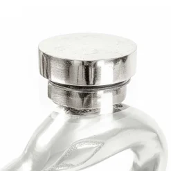 40x58x40 runder Glas Tisch mit Vogel Säulenfuß - Prasido^Wohnen Clearance