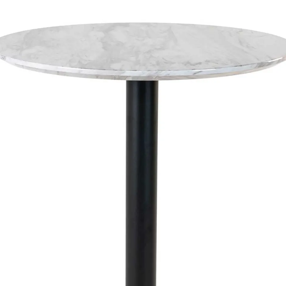 70x105x70 Runder Stehtisch in Marmoroptik - Fredira^Wohnen Hot