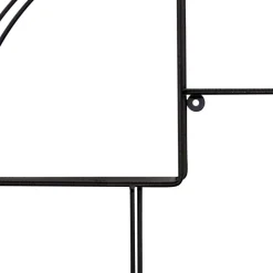 50x50x12 Rundes Wandregal in Schwarz - Anatana^Wohnen Hot