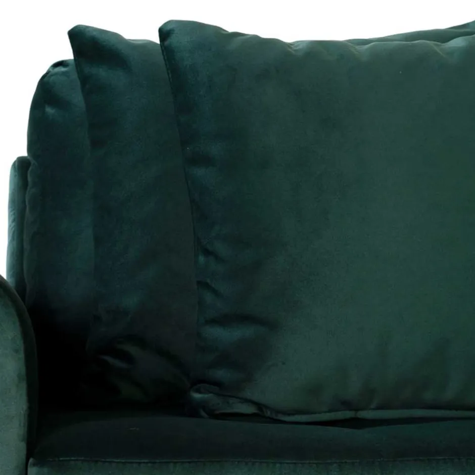 290x76x170 Samt Ecksofa im Skandi Design - Bonisa^Wohnen Best