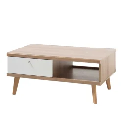 Wohnen 107x46x67 Scandi Couchtisch mit Stauraum - Cablos