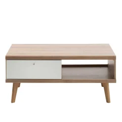 Wohnen 107x46x67 Scandi Couchtisch mit Stauraum - Cablos