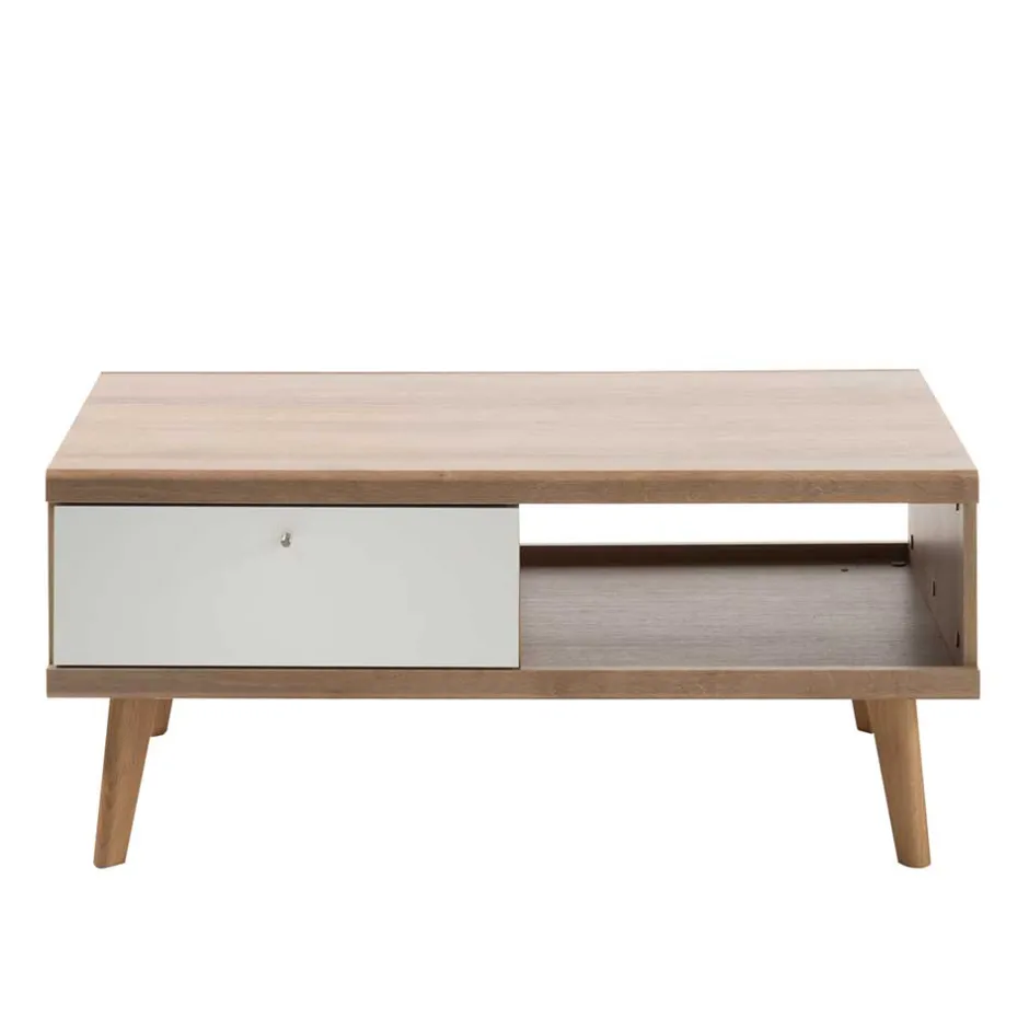 Wohnen 107x46x67 Scandi Couchtisch mit Stauraum - Cablos