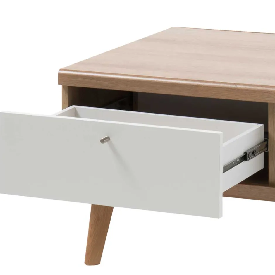 Wohnen 107x46x67 Scandi Couchtisch mit Stauraum - Cablos