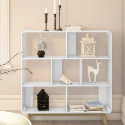 122x126x29 Scandi Regal mit abgerundeten Ecken - Kolreva^Wohnen Best