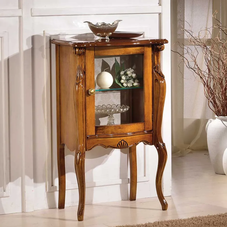 61x100x40 Schrank mit Glastür - Carlenna I^Wohnen Outlet