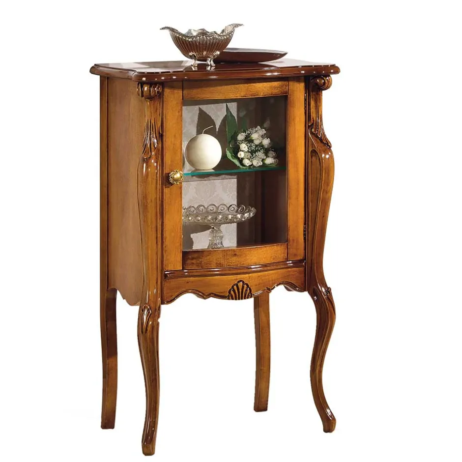 61x100x40 Schrank mit Glastür - Carlenna I^Wohnen Outlet