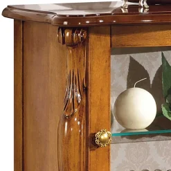 61x100x40 Schrank mit Glastür - Carlenna I^Wohnen Outlet