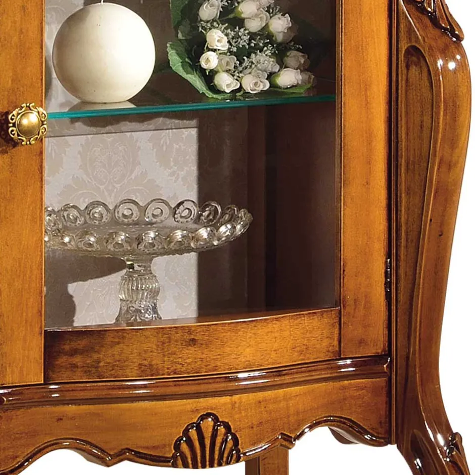 61x100x40 Schrank mit Glastür - Carlenna I^Wohnen Outlet