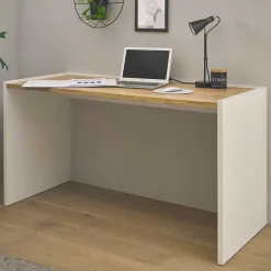 143x77x63 Schreibtisch in Wildeiche NB & Weiß - Nonessia^Wohnen Online