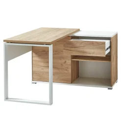 Wohnen 120x75x117 Schreibtisch mit Anbauregal - Situatica