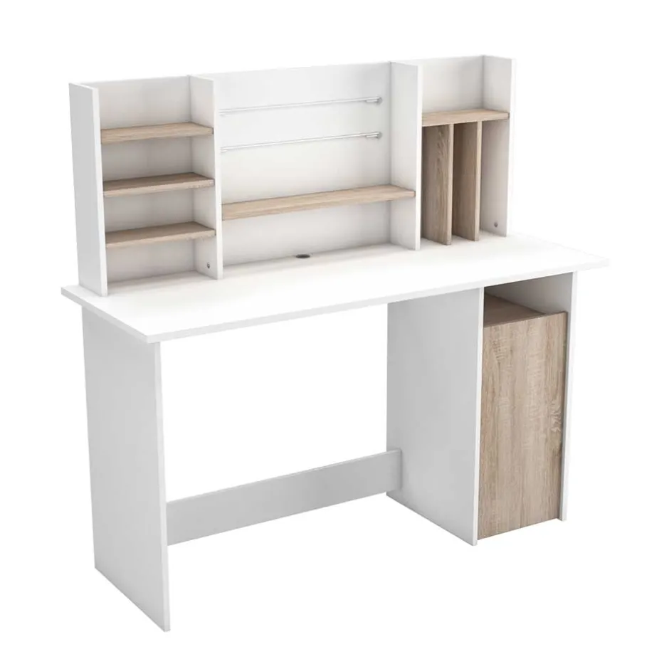 Wohnen 135x127x51 Schreibtisch mit hohem Aufsatz - Mariong