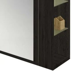 Wohnen 63x180x35 Schuh Schrank in Schwarzgrau - Raven