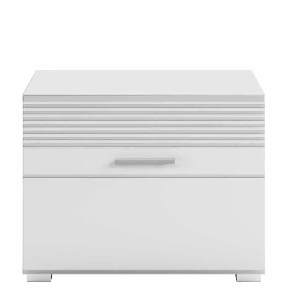 60x40x37 Schuhbank in Weiß Hochglanz - Sumatra^Wohnen Online