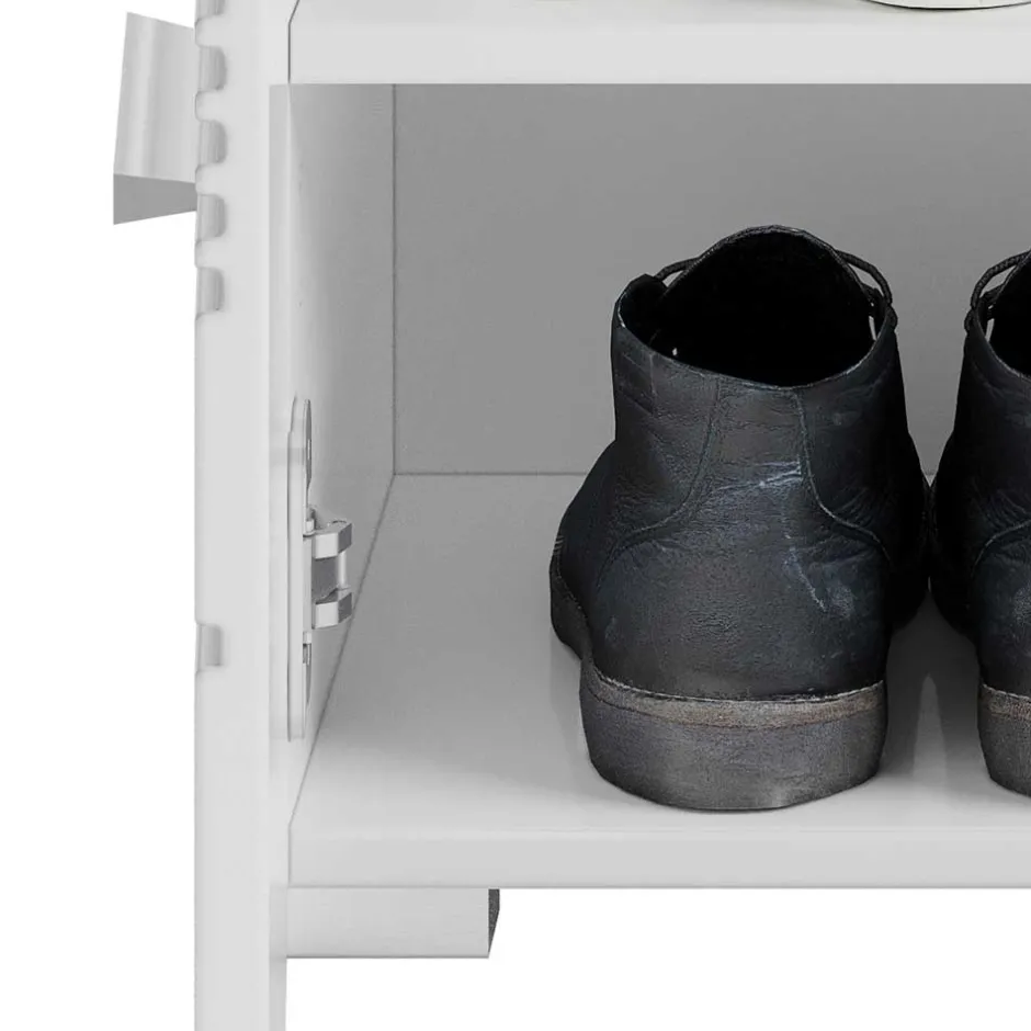 60x40x37 Schuhbank in Weiß Hochglanz - Sumatra^Wohnen Online