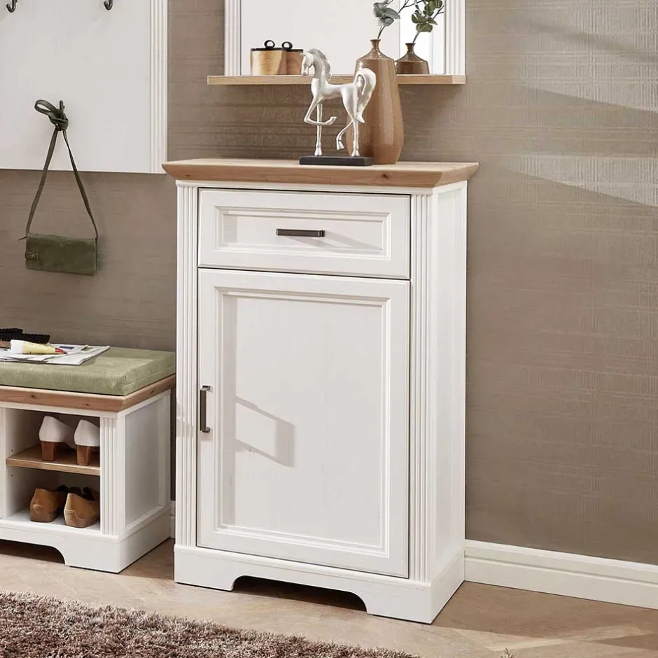 65x102x41 Schuhschrank im Landhaus Stil - Nurelcas^Wohnen Sale