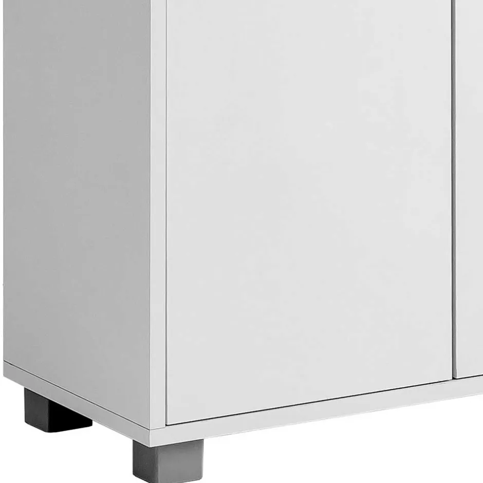 65x164x30 Schuhschrank mit Doppeltür in Weiß - Yoco^Wohnen Sale