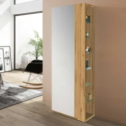 63x180x35 Schuhschrank mit Spiegeltür & Regal - Arjama^Wohnen Sale