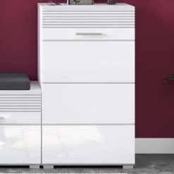 55x96x37 Schuhschrank mit Tür - Sumatra^Wohnen Best