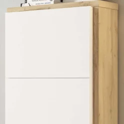 60x154x27 Schuhschrank mit vier Klappfächern - Cernal^Wohnen Outlet