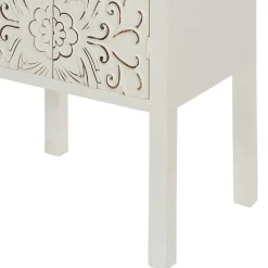 Wohnen 50x121x36 Shabby Chic Schrank mit Ornament Muster - Acacio