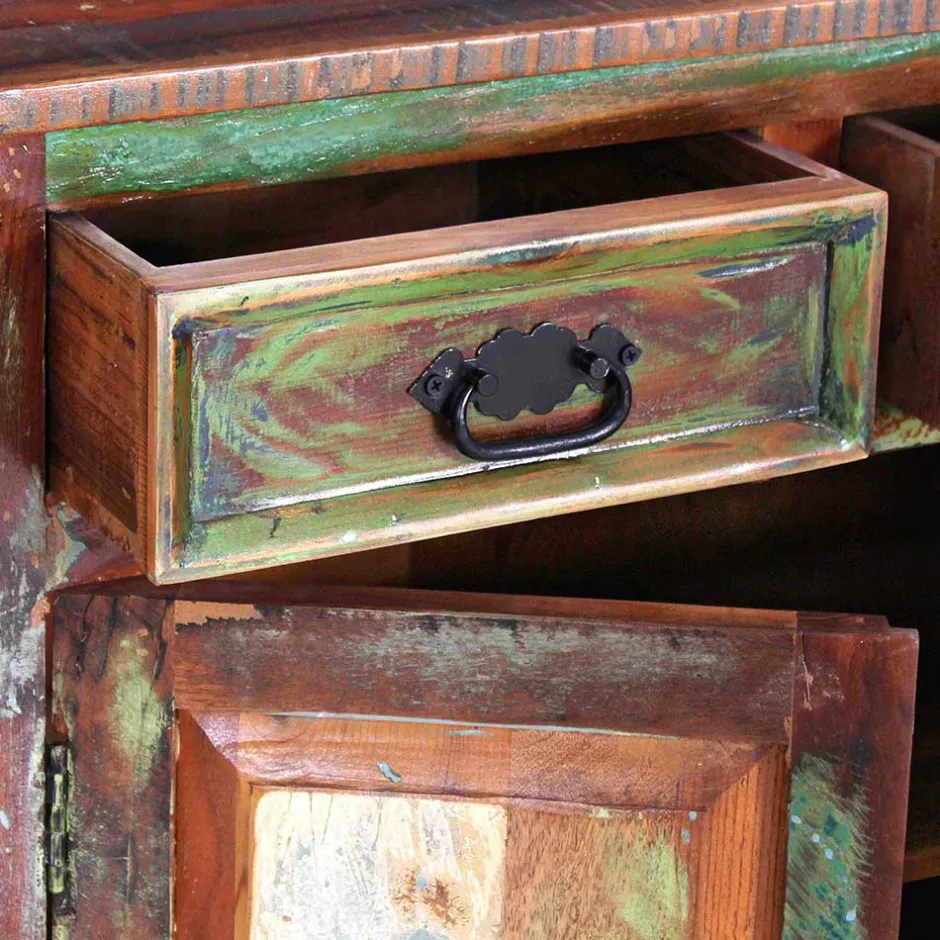 Wohnen 160x80x40 Shabby Chic Sideboard auf Sockel - Jamaica