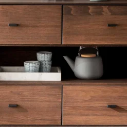 Wohnen 180x75x40 Sideboard aus Kernbuche Braun - Malawi