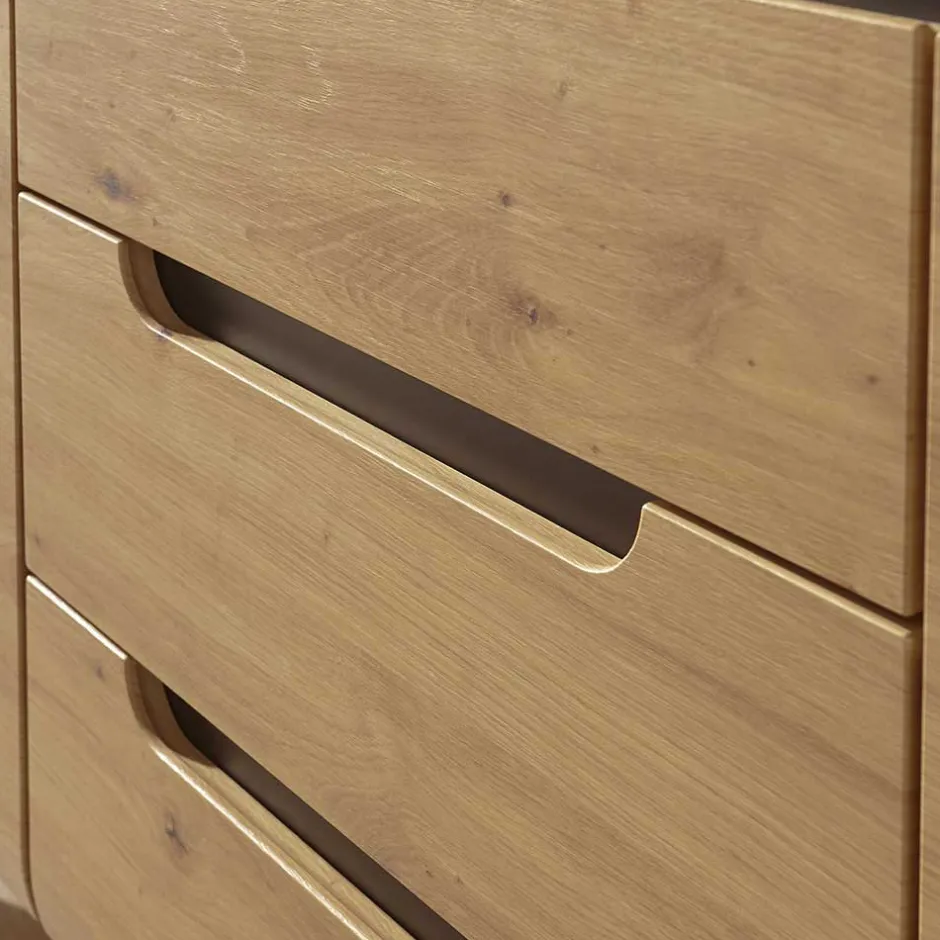 Wohnen 160x83x40 Sideboard im Skandi Chic modern - Olcian