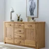 165x87x44 Sideboard in Asteiche auf Sockel - Zamron^Wohnen Discount