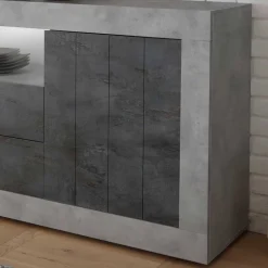 184x86x43 Sideboard in Grau zweifarbig - Faith^Wohnen Clearance