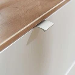 240x77x44 Sideboard in Graugrün und Wildeiche - Yoan^Wohnen