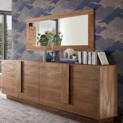Wohnen 241x90x44 Sideboard in Natur Holzoptik - Basento II
