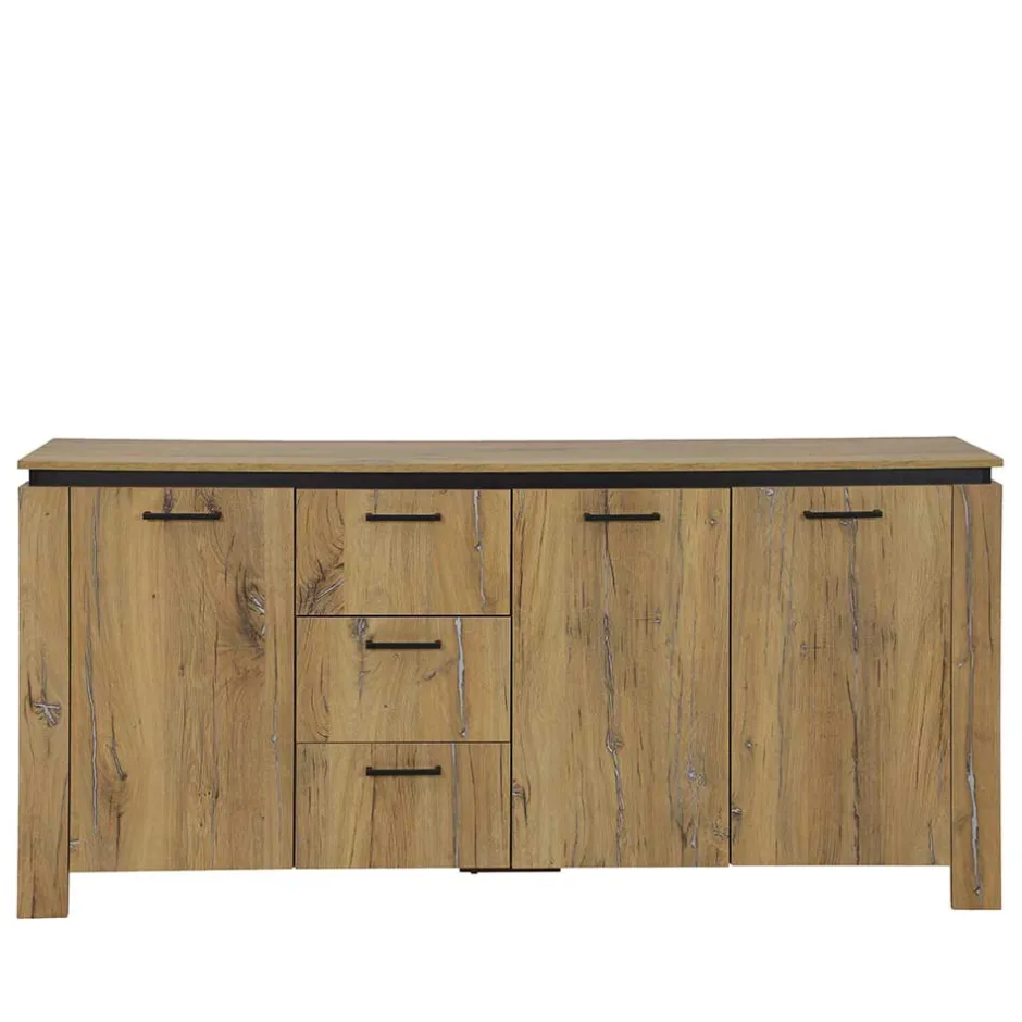 180x86x38 Sideboard in Zinneiche Optik - Traudarian^Wohnen Discount